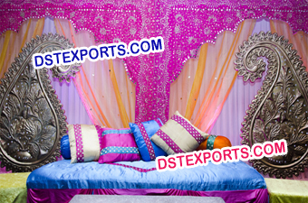 Mehandi Stage Decoration With Carry Panels