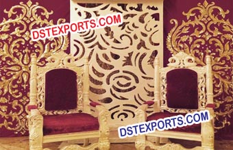 Asian Wedding Stage Chairs Set