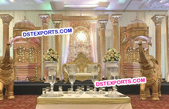 Raj Mahal Wedding Fiber Stage