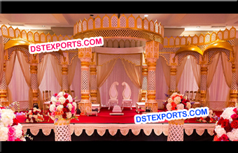 Rajwada Rajasthan Theme Wedding Mandap