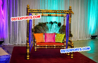 Colourful Mehandi Stage Swing