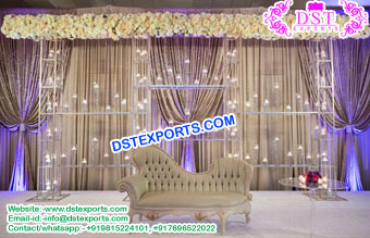 Metal Candle Fitted Backdrop Walls