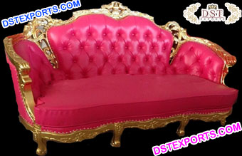 Wedding Stage Pink Couch for Sale