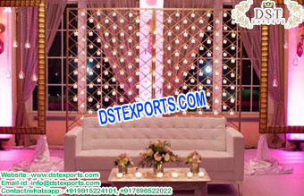 Trendy Wedding Stage Decor Candle Wall Norway
