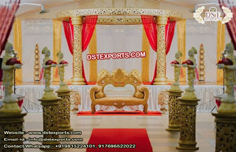 Wedding Hindu Ceremony Fiber Mandap