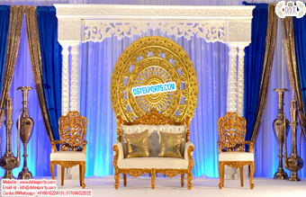 Majestic Wedding Stage Decor