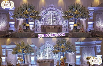 Grand Wedding Ceremony Stage Decoration