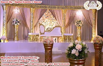 Amazing Open Concept Wedding Stage Decor