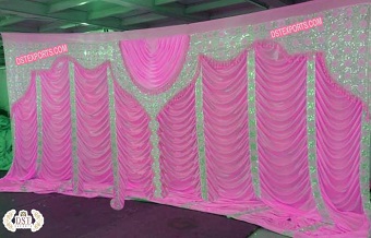 Glittering Wedding Stage Backdrop Curtains