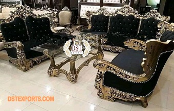 Luxurious Maharaja  Silver Home Sofa Set