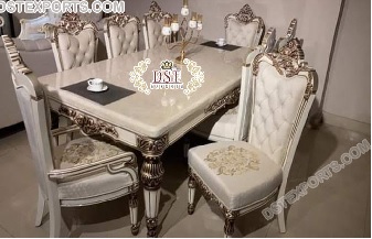 Victorian Hand Crafted Dining Room Table Set