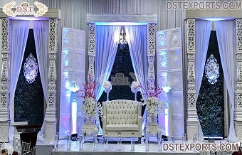 Exclusive White Wedding Stage In Western Style