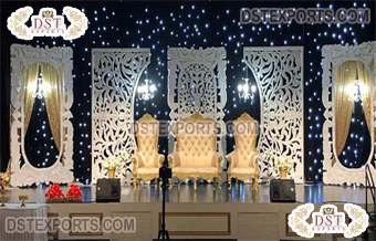 Elegant Wedding Backstage Fiber Frames Decor