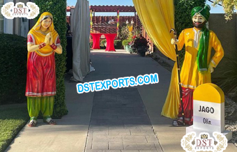 Punjabi Culture Theme Statues For Entrance
