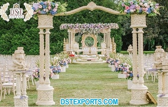 Traditional Wedding Triple Pole Entrance Gate