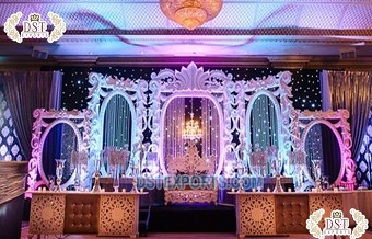 Incredible  Indian Wedding Reception Stage