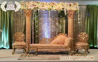 South Asian Wedding Stage Decoration
