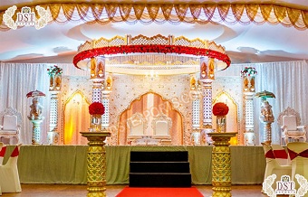Designer Indian Wedding Fiber Mandap Decor
